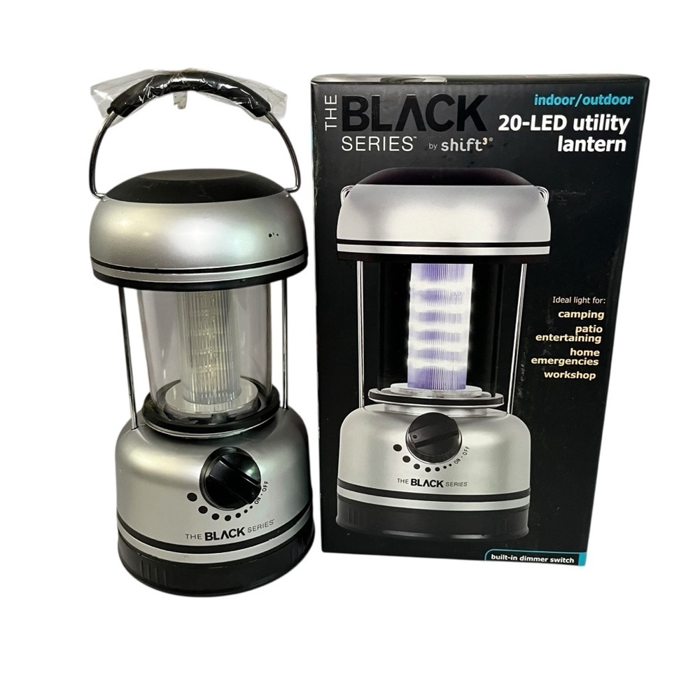 The Black Series 20-LED Utility Lantern by Shift3 Indoor/Outdoor UNTESTED